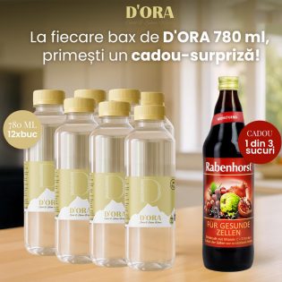 BAX (12 x Apa D'ORA cu Aur & Argint Coloidal, PET 780 ML) - imagine 2