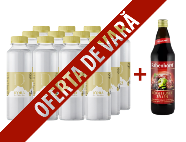 BAX (12 x Apa D'ORA cu Aur & Argint Coloidal, PET 780 ML)